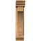 Ekena Millwork Imperial Traditional Smooth Bracket w/ Offset Brace, Western Red Cedar, 5 1/2"W x 18"D x 26"H BKT0604X18X26IMP01SWR - alternate 3